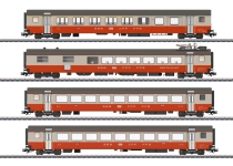 Märklin 42190 - H0 - 4-tlg. Set Personenwagen Swiss Express, SBB/CFF/FFS, Ep. IV